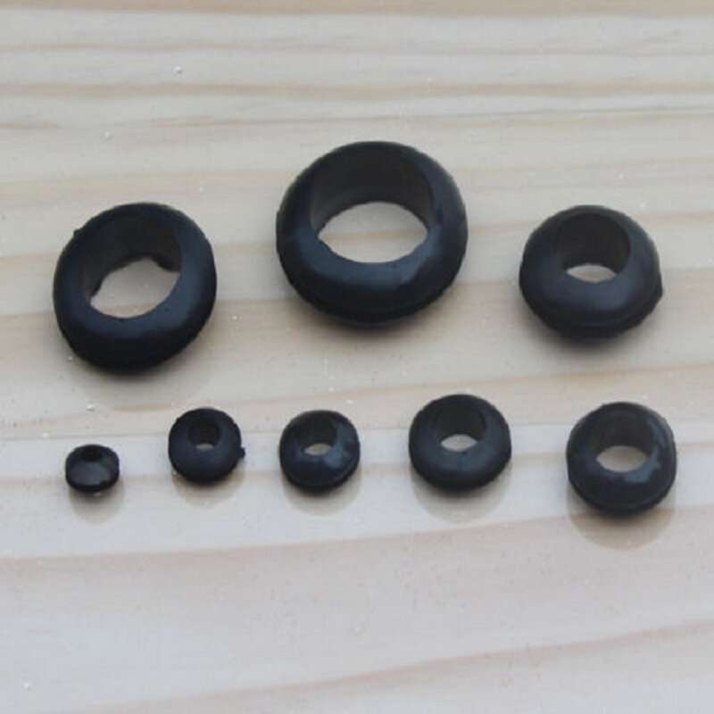 200Pcs Boxed Rubber Wire Ring Harness Grommets Seal Gasket Ring