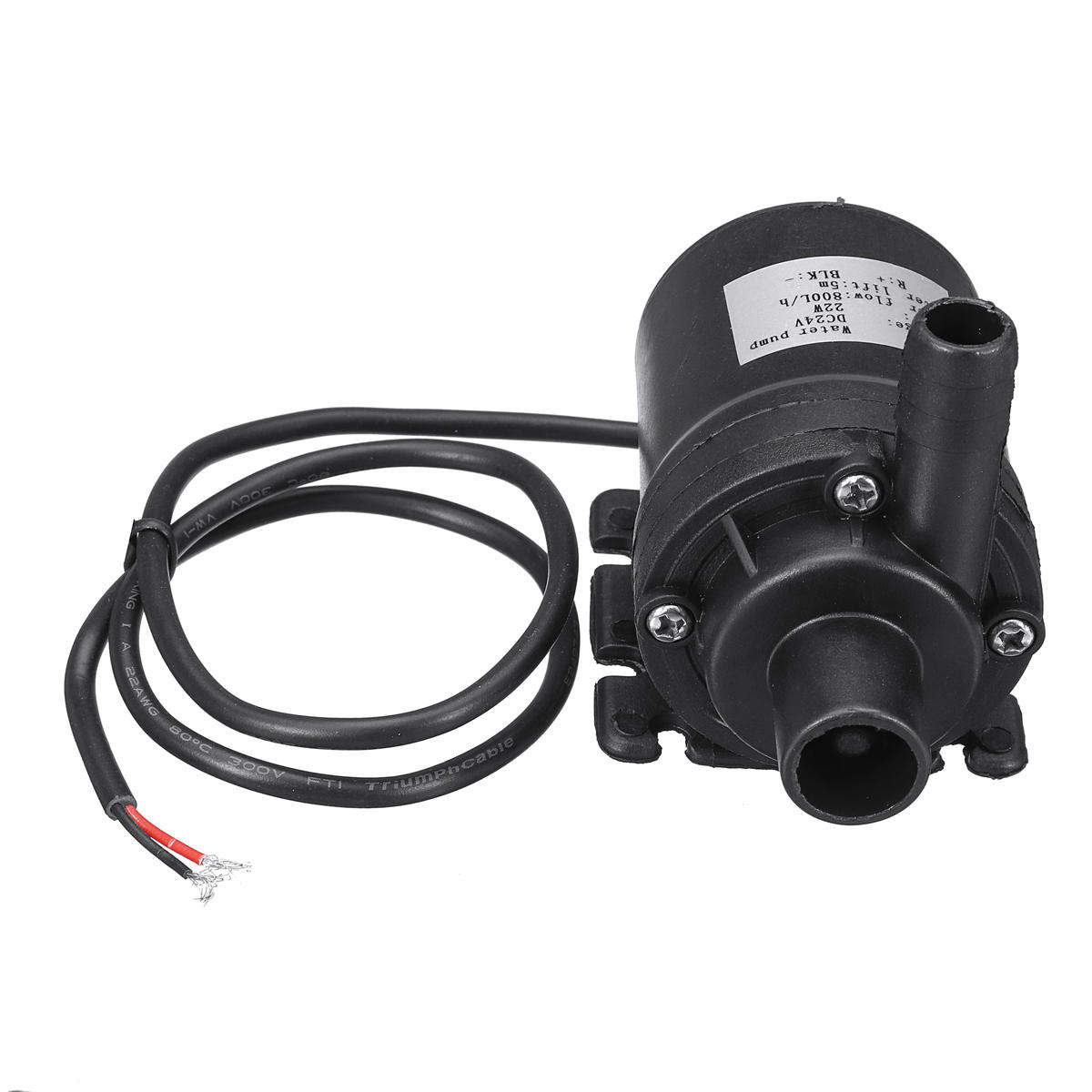 800L/H 12V/24V DC 5M Submersible Hot Water Circulation Pump Solar Brushless Motor