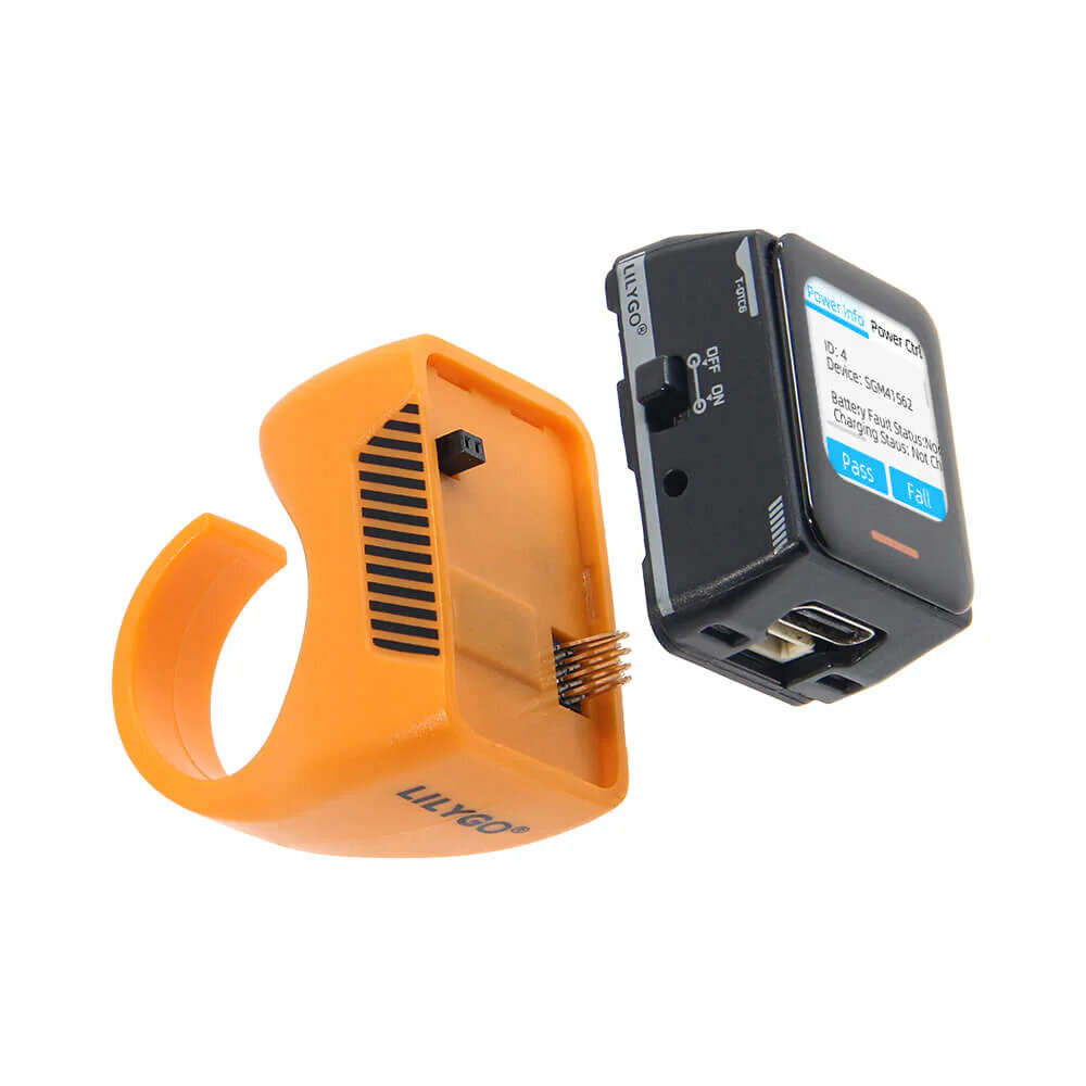 T-QTC6 With Orange Ring - LILYGO T-QTC6 ESP32-C6 Ring Optional Development Board 0.85 Inch LCD Touch