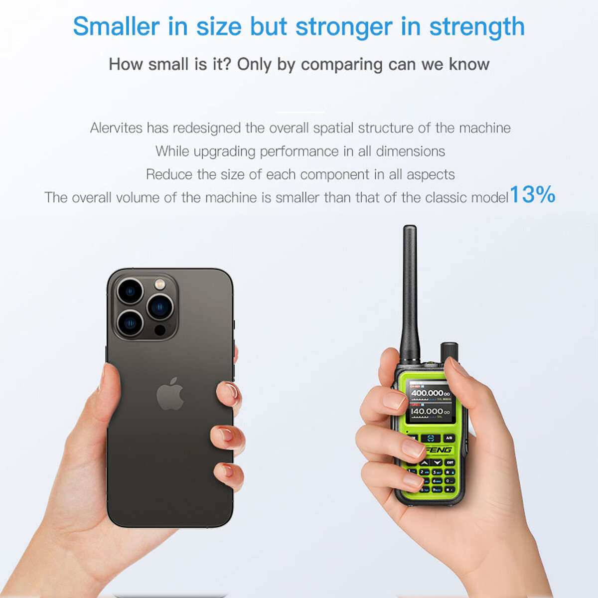 Black - 2Pcs BAOFENG UV-5R Mini 5W Walkie Talkie Bluetooth APP Programming Multi Band One Click Copy
