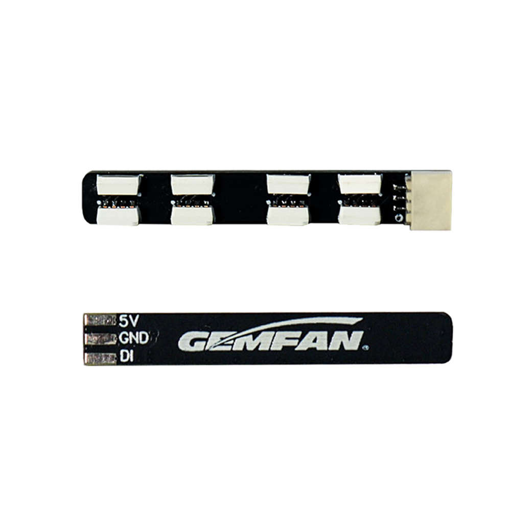 LED 20 - 4PCS GEMFAN LED 08 / LED 20 5V Programmable Arm LED Strip Light / CU Controller Module 2-6S