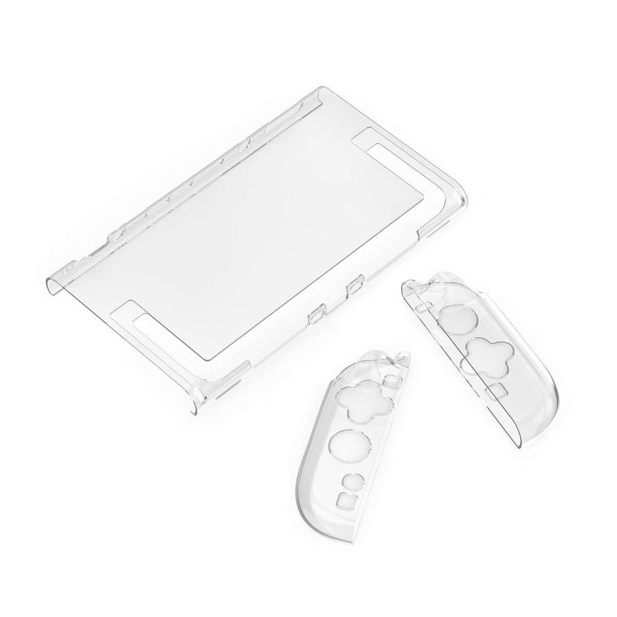 Transparent - For Switch2 Split Crystal Case Anti-Scratch Shockproof PC Protective Shell Precision F
