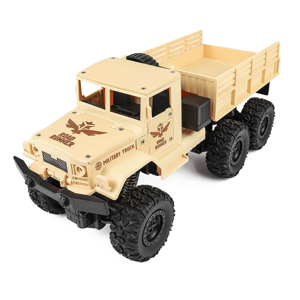 Army Green - HENGRUI 553-07/08 RTR 1/16 2.4G 4WD RC Car Military Army Off-Road Truck Heavy Transport
