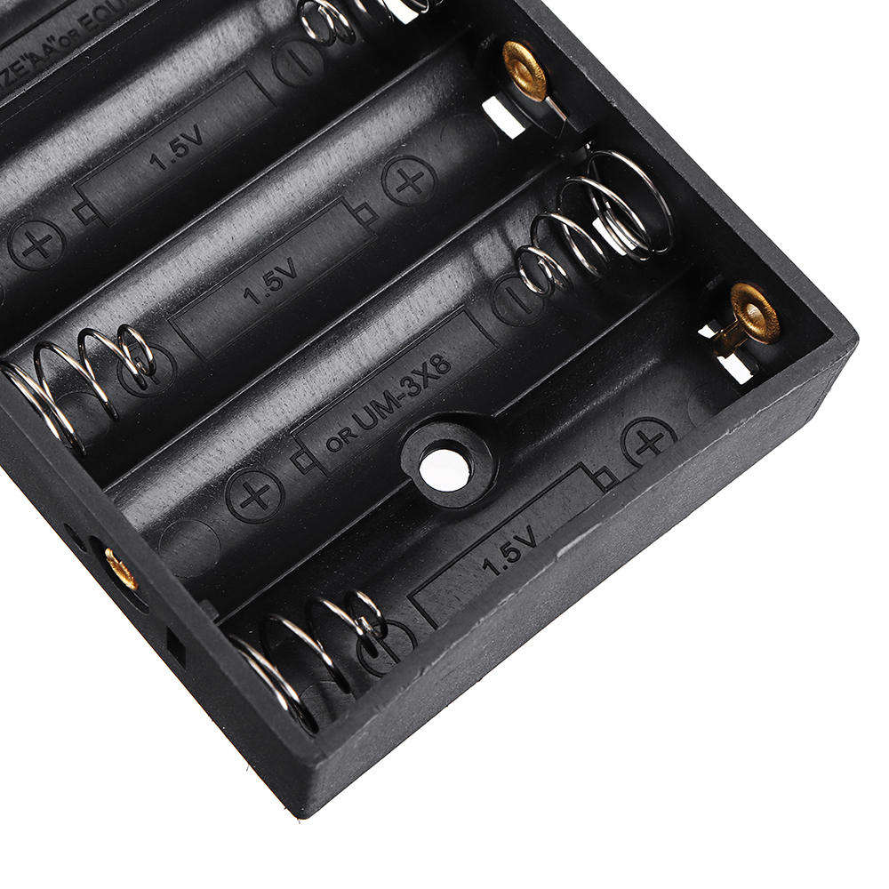 8 Slots AA Battery Box Battery Holder Board for 8xAA Batteries DIY kit Case