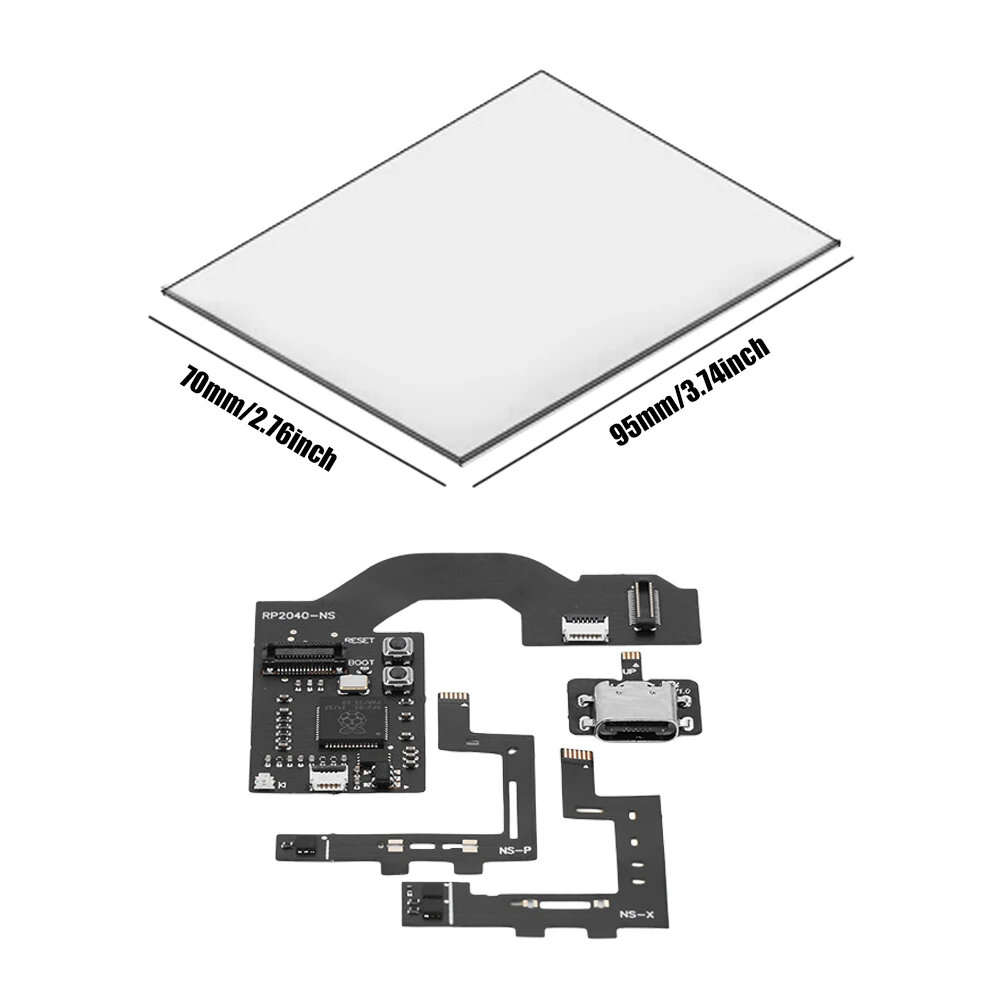 10PCS OLED - Raspberry Pi2040 Game Console Cable Chip Replacement Parts CPU Cable Game Console Cable