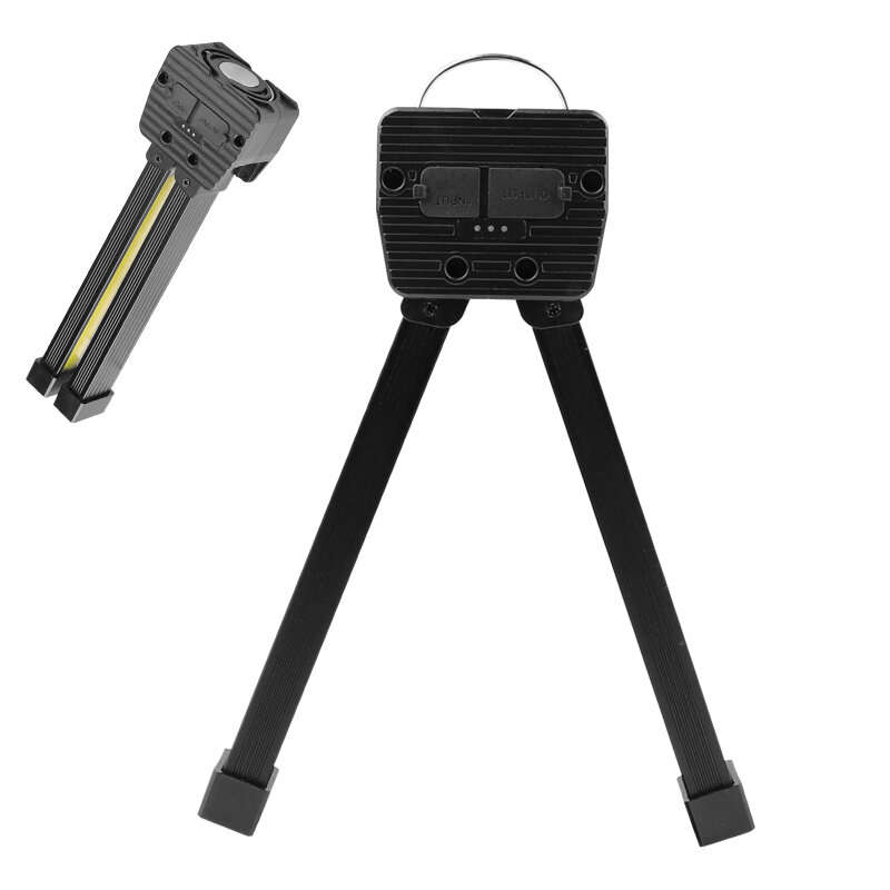 Double-sided COB 90-degree Folding Work Light Strong Magnet with Hook Maintenance Light Outdoor COB