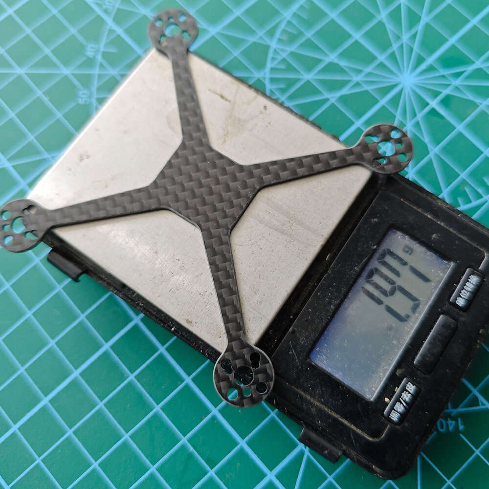 Black - Mobula8 Spare Parts Accessories Reinforced Base Plate for Mobula8 RC FPV Racing Drone