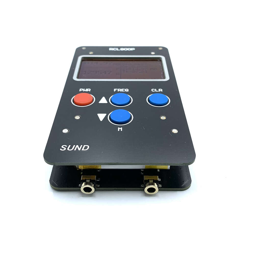 Black - 100/1K/10kHz Handheld Precision Digital Bridge Meter for Resistance Capacitance Inductance E