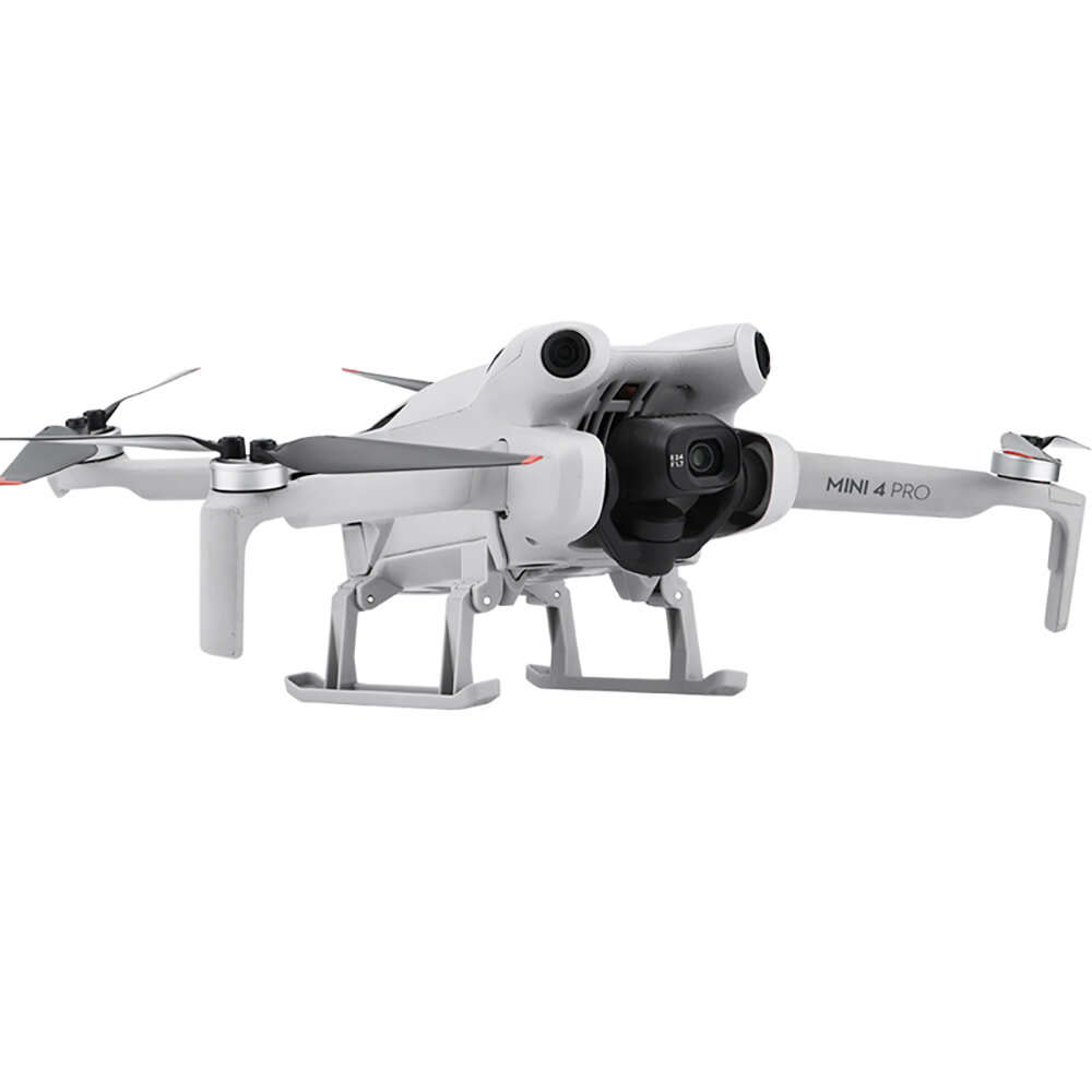 BRDRC Foldable Extended Heighten 25mm Landing Gear Skid Legs Protector Support for DJI Mini 4 PRO RC