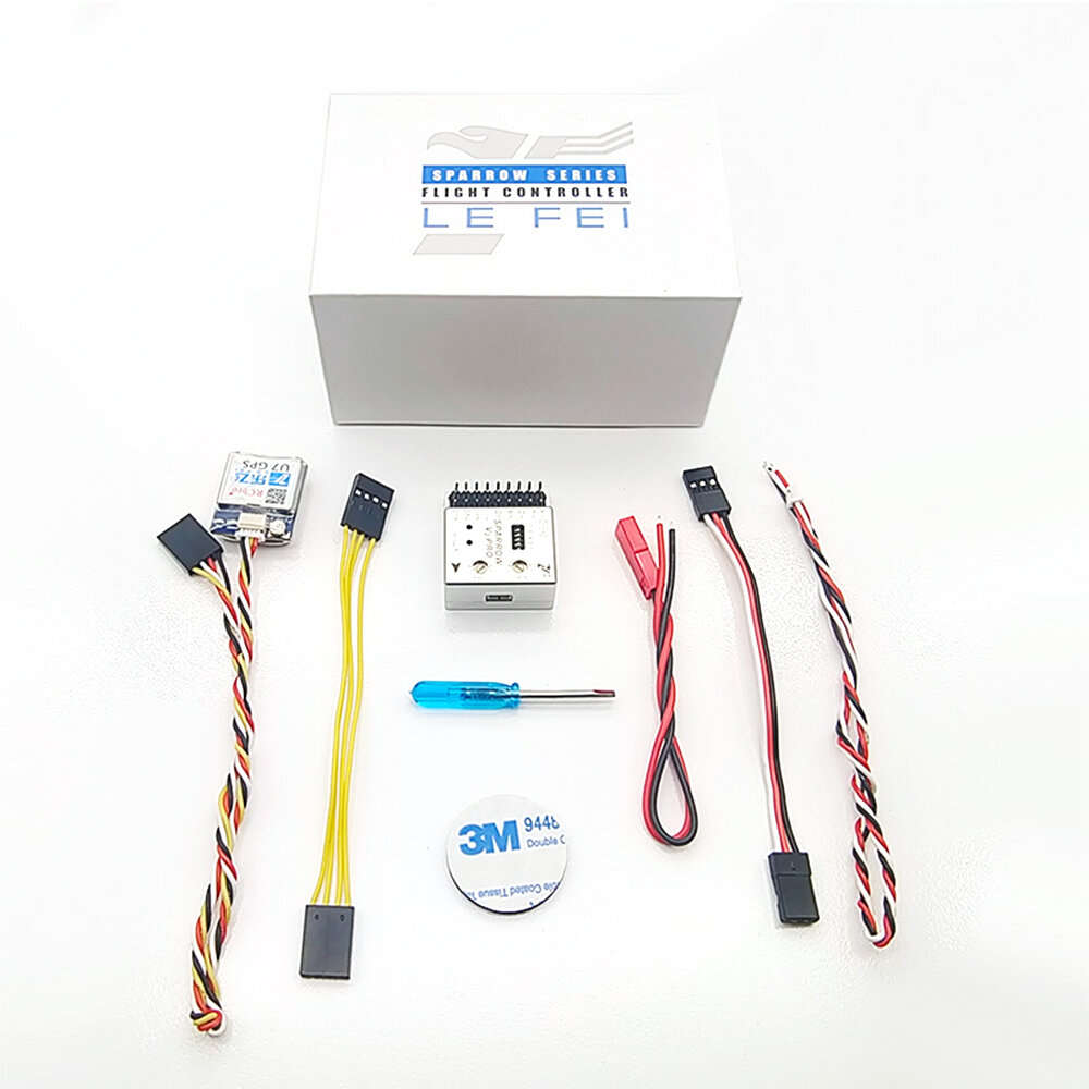 1 Set - Lefei Sparrow V2 Pro Flight Controller for Fixed Wing RC Airplane HD Digital OSD CRSF Teleme