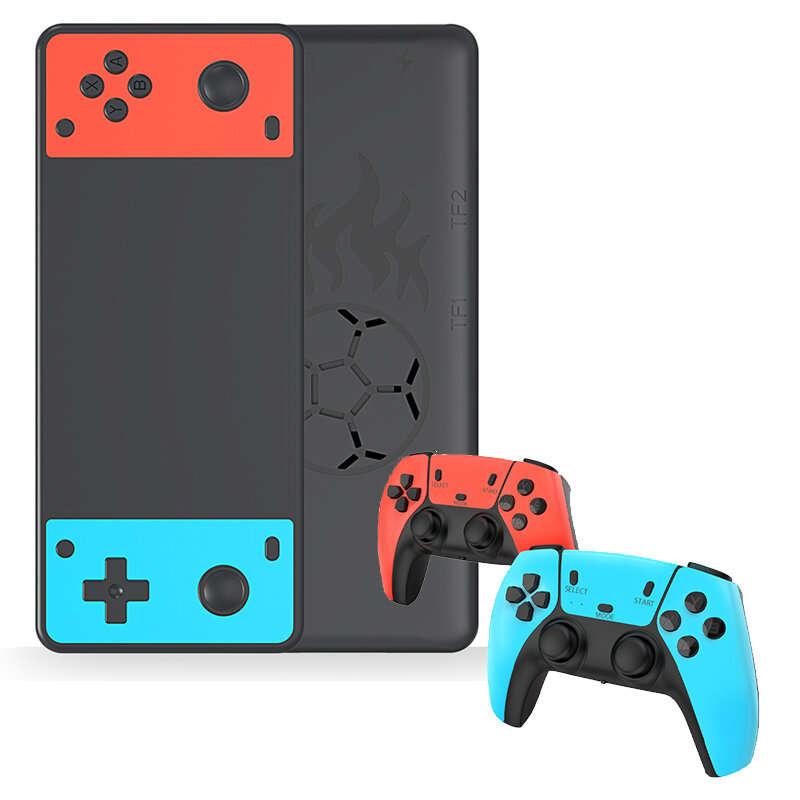 128G - [128G] G66 TV Game Console with Dual Wireless Controllers Quad-core 4K 3D 128GB 35000+ Games
