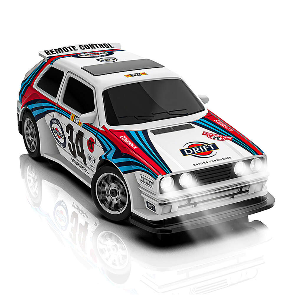 One Battery - KFPLAN KF34 1/43 2.4G Mini Fully Proportional 4WD Drift RC Car Vehicle Models RTR