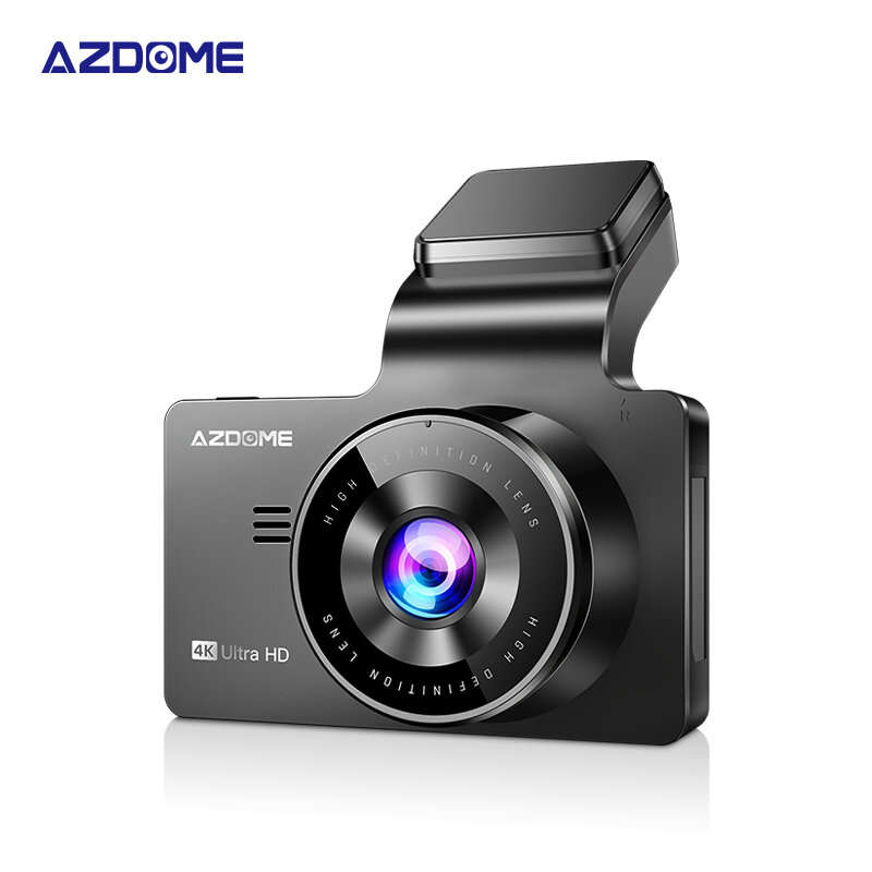 AZDOME M63 Lite 3 Inch IPS Screen Dual Lens 4K Dash Cam WIFI APP Control Car Camera Built In GPS Sup