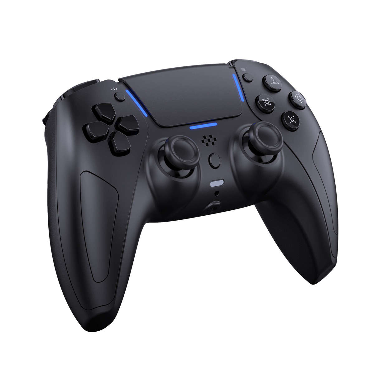 White - JYS JYS-P5148Pro PS5 Wireless bluetooth Controller Dual Mode 6-Axis Motion Dual Vibration Ga