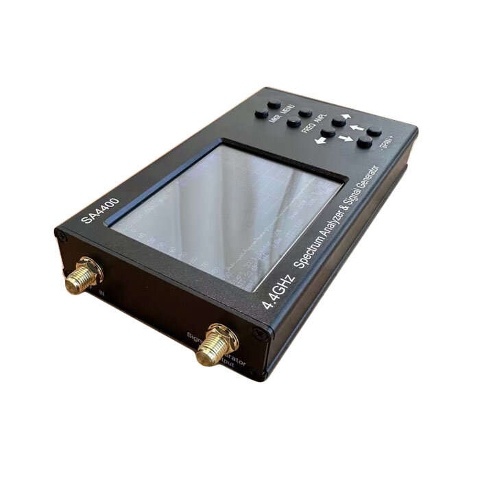 Black - 3.2-Inch Touch Screen Spectrum Analyzer 4.4G Signal Generator 45-4400 MHz Wide Frequency Ran