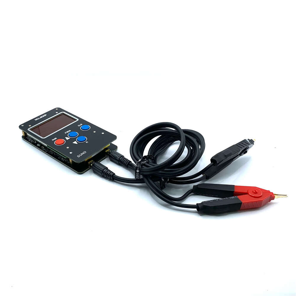 Black - 100/1K/10kHz Handheld Precision Digital Bridge Meter for Resistance Capacitance Inductance E