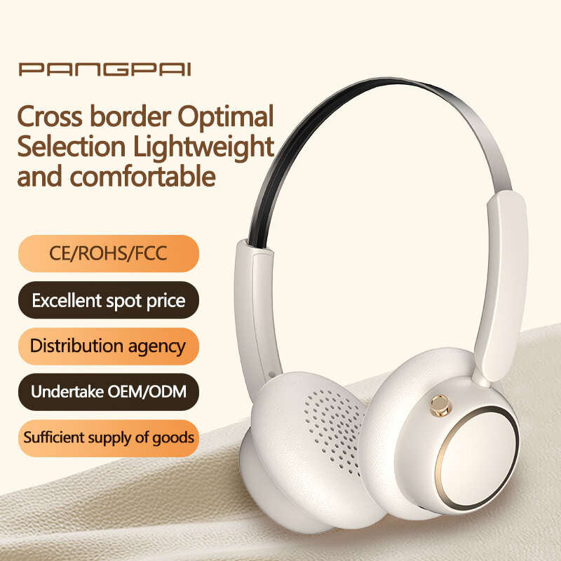 Brown - VJE11 Wireless Headset Portable bluetooth Headphone 40mm Dynamic Coil Unit Three-mode Breath