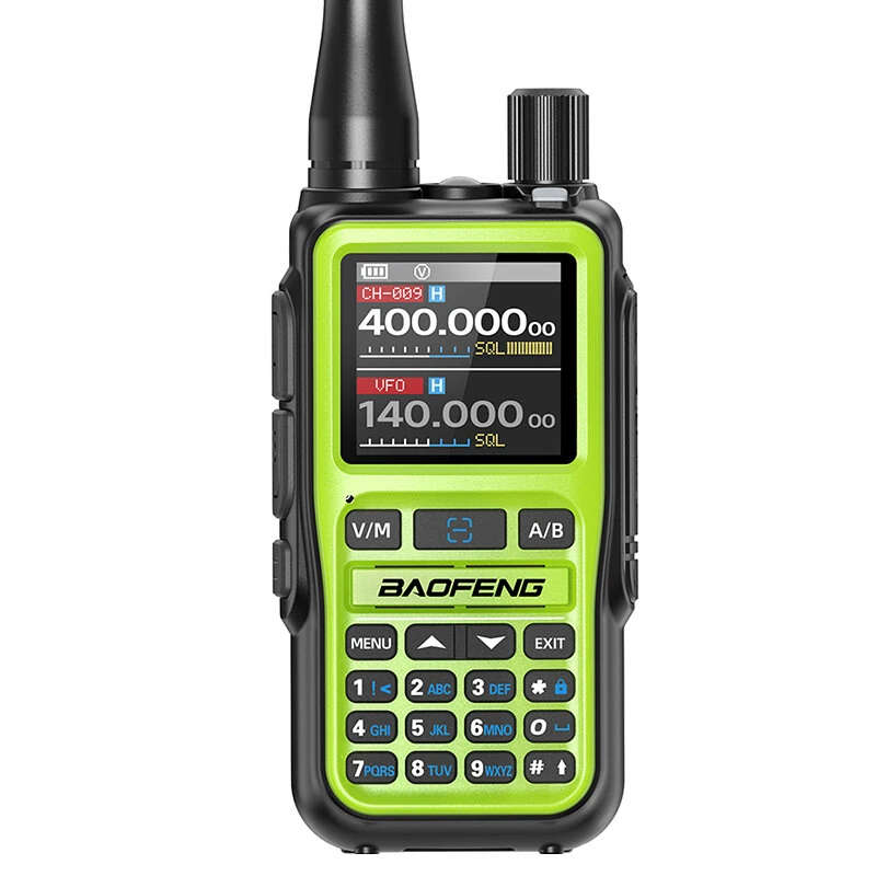 Green - BAOFENG UV-5R Mini 5W Walkie Talkie Bluetooth APP Programming Multi Band One Click Copy