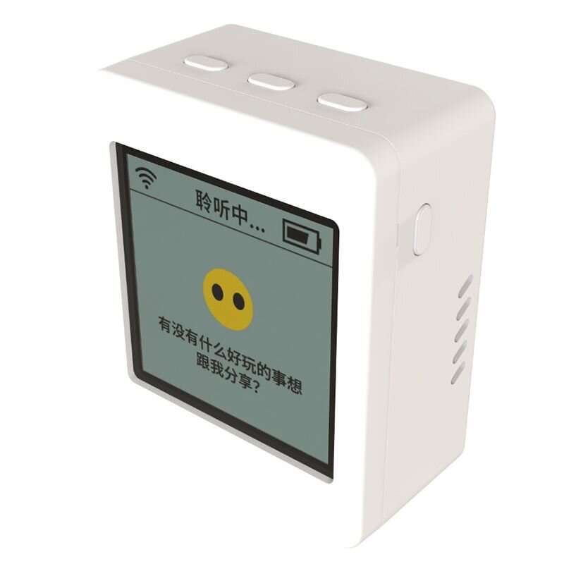 Black - Xiao Zhi Mini Ai Dialogue Robot with Screen Intelligent Robot ESP32 Support Voice Clone Chat