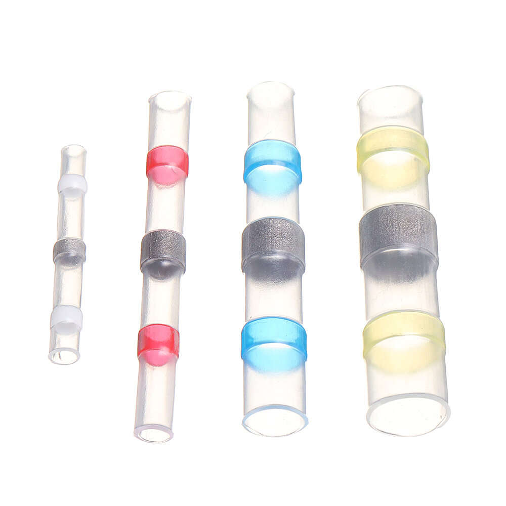 50PCS Solder Seal Wire Connectors Waterproof Heat Shrink Butt Connectors Electrical Wire Terminals I