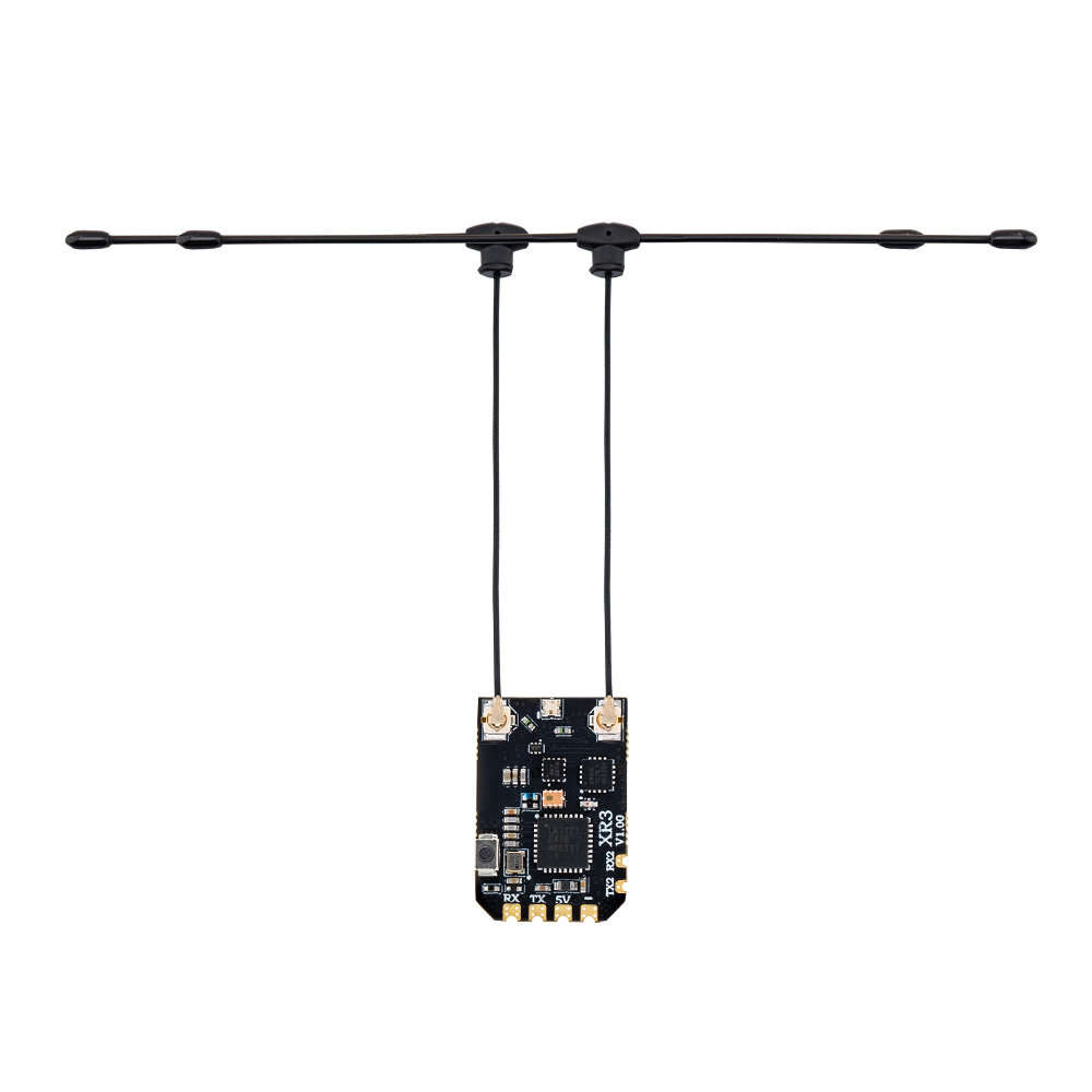FCC Version - RadioMaster XR3 Nano ExpressLRS ELRS 2.4GHz/900MHz/Dual-Band Multi-Frequency Dual T-An