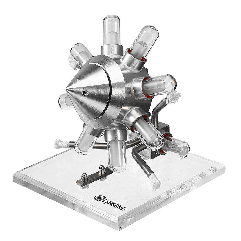 Eachine ET3 STEM Hot Air Four Cylinder Stirling Engine External Combustion Engine Model Is Suitable