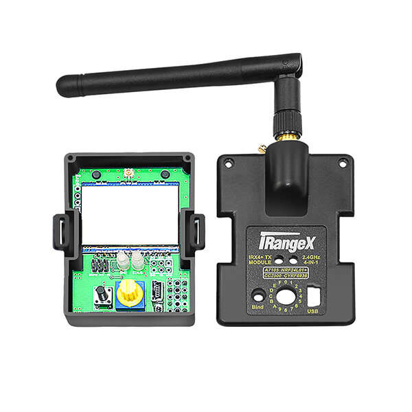 iRangeX IRX4 Plus 2.4G CC2500 NRF24L01 A7105 CYRF6936 4 IN 1 Multiprotocol ARM TX Module With Case