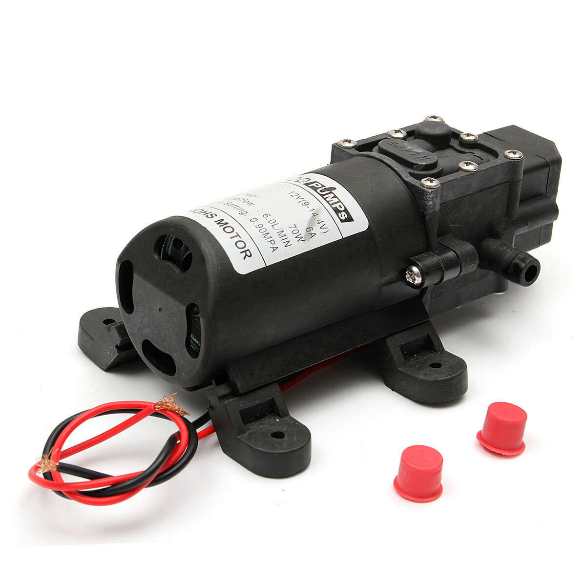 Fl-3308 130Psi 6L/Min Water High Pressure Diaphragm Pump Caravan Boat Dc 12V 72W