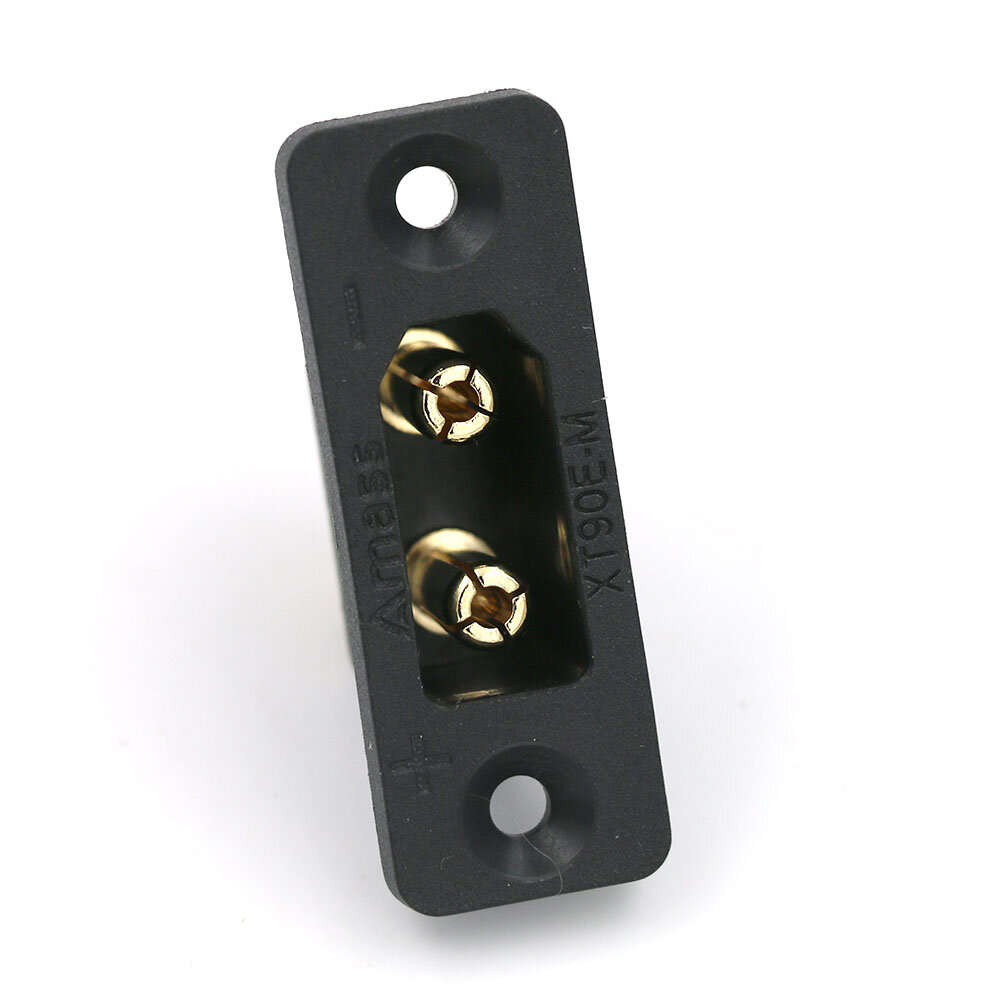 5 PCS Amass XT90E-M XT90 Male Connector Plug with Fixing Mounting Hole