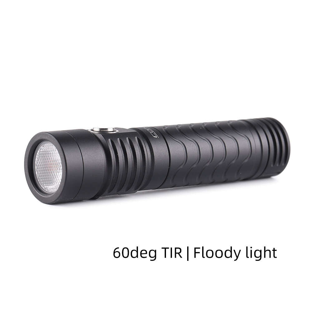 5700K - Convoy T7 TIR Lens Strong Floodlight Tactical Flashlight AA 14500 Battery 4Modes EDC Portabl