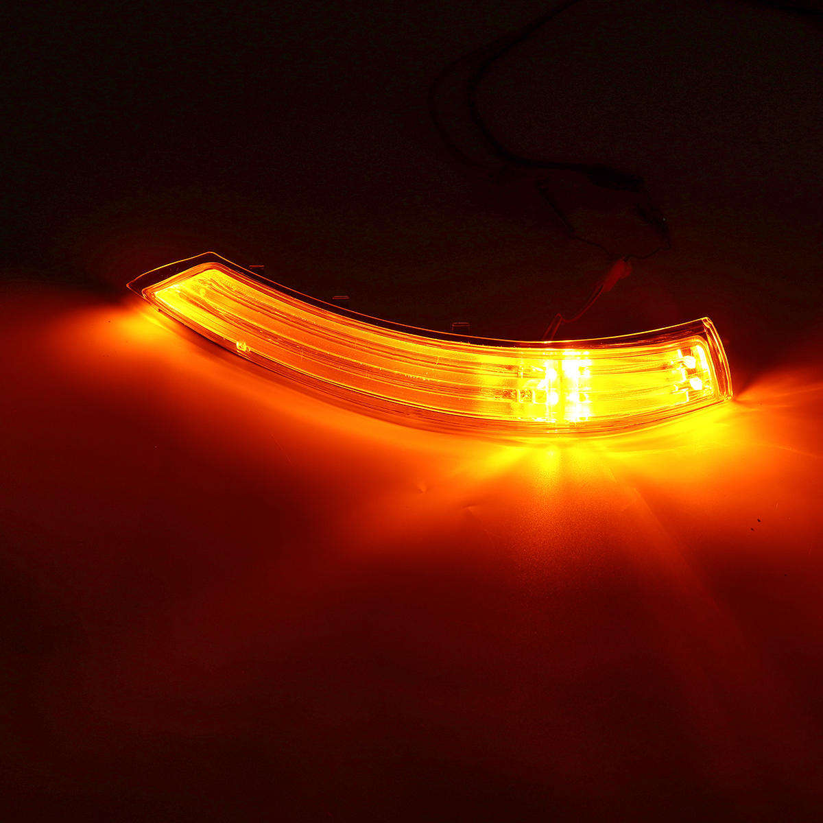 Side Rear View Mirror Led Turn Signal Lights Amber Left/Right For Vw Touareg 2007-2011