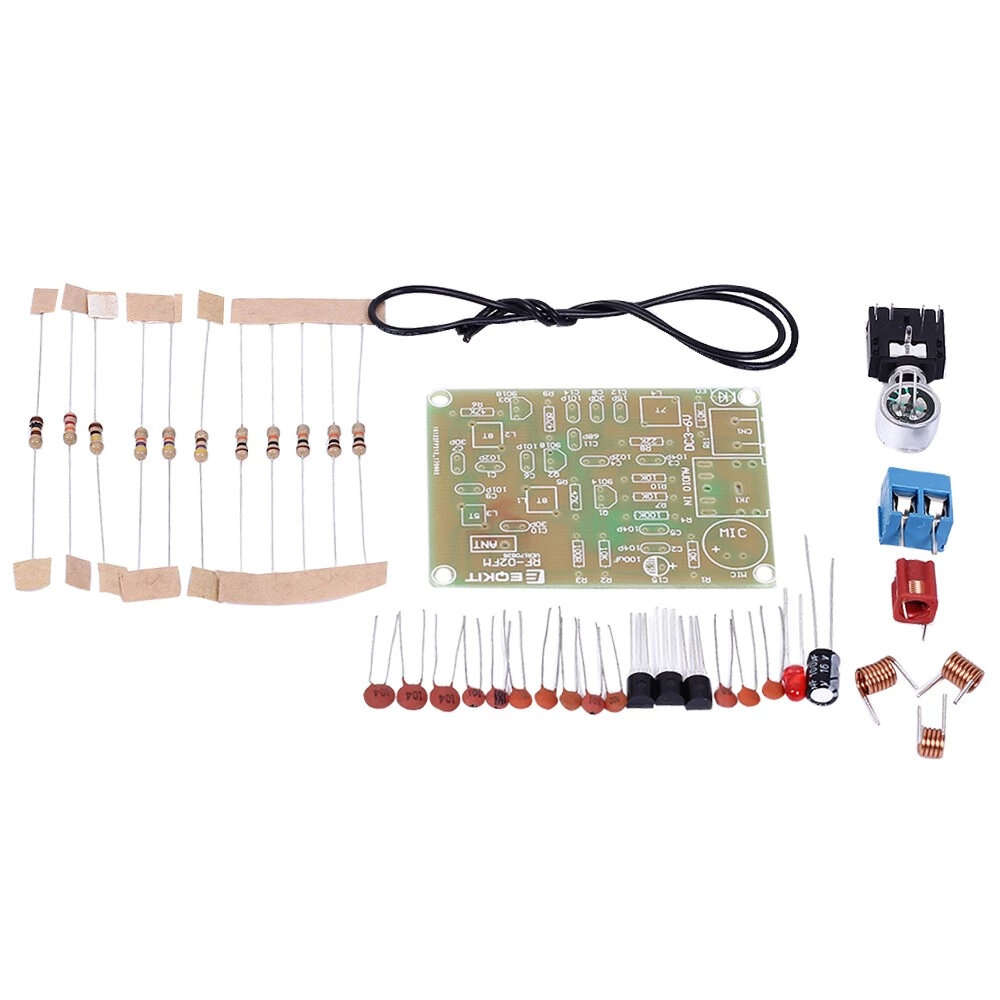 Receiver - 88-108MHz DIY Kit FM Radio Transmitter and Receiver Module Frequency Modulation Stereo Re