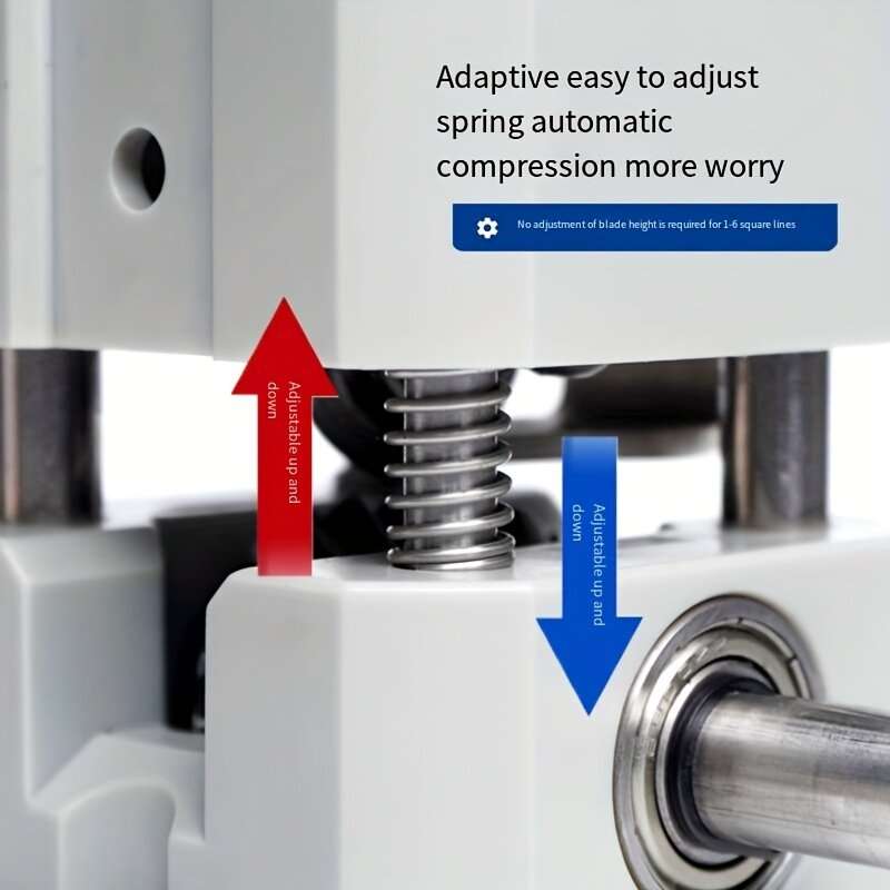 Grey - Manual Wire Stripper Machine Plastic Alloy Carbon Steel Blade 2-22mm Range Hand Crank Motor C