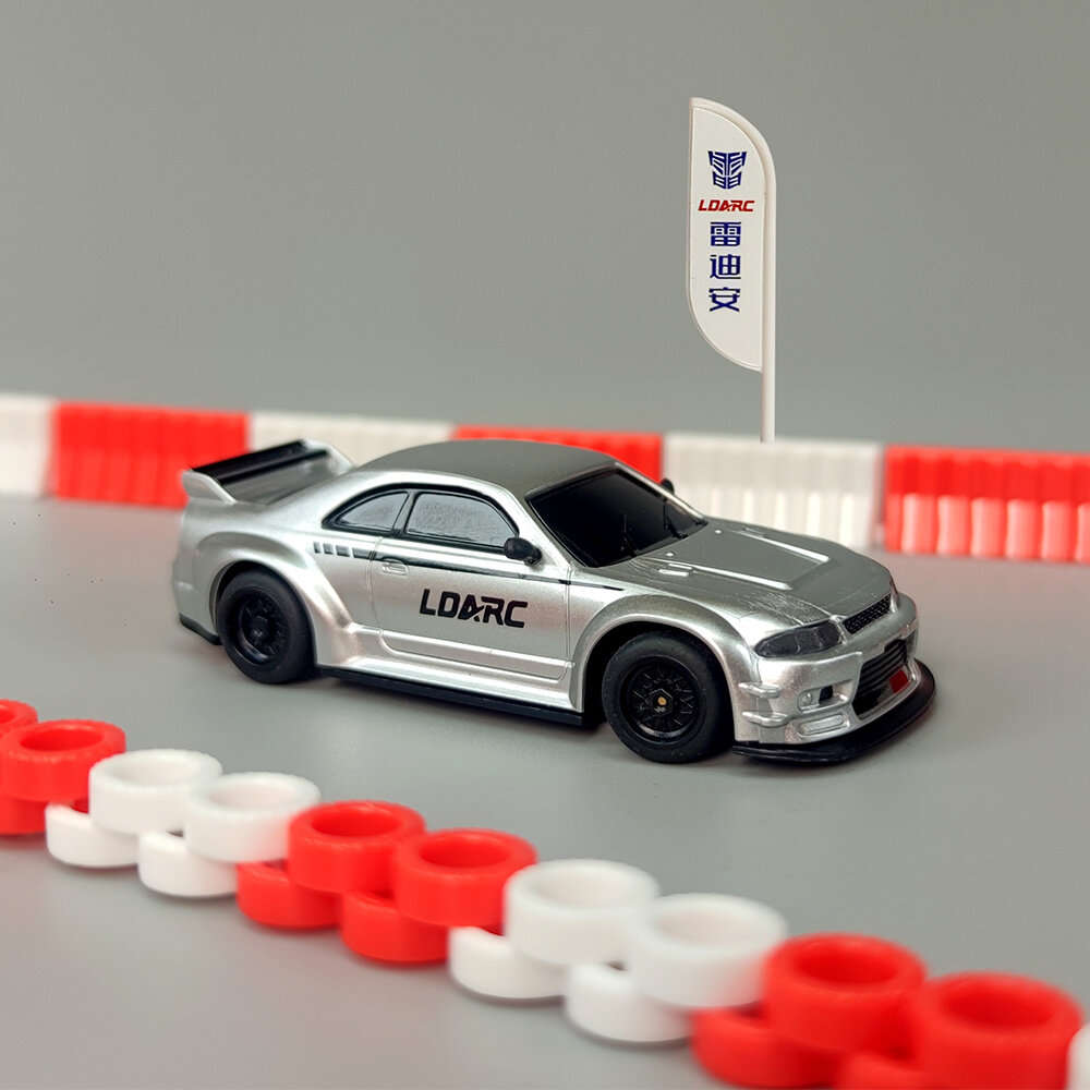 Pink RTR Version - LDARC R02 1/64 2.4G RWD Drift RC Car Mini Race LED Light Radio Control High-Speed