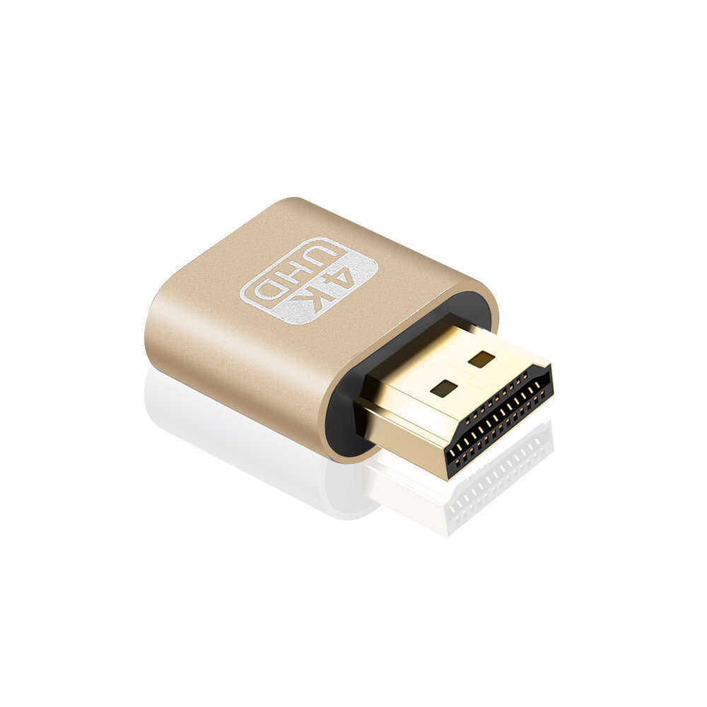 VGA Virtual Display Adapter HDMI-compatible 1.4 DDC EDID Dummy Plug Headless Ghost Display Emulator