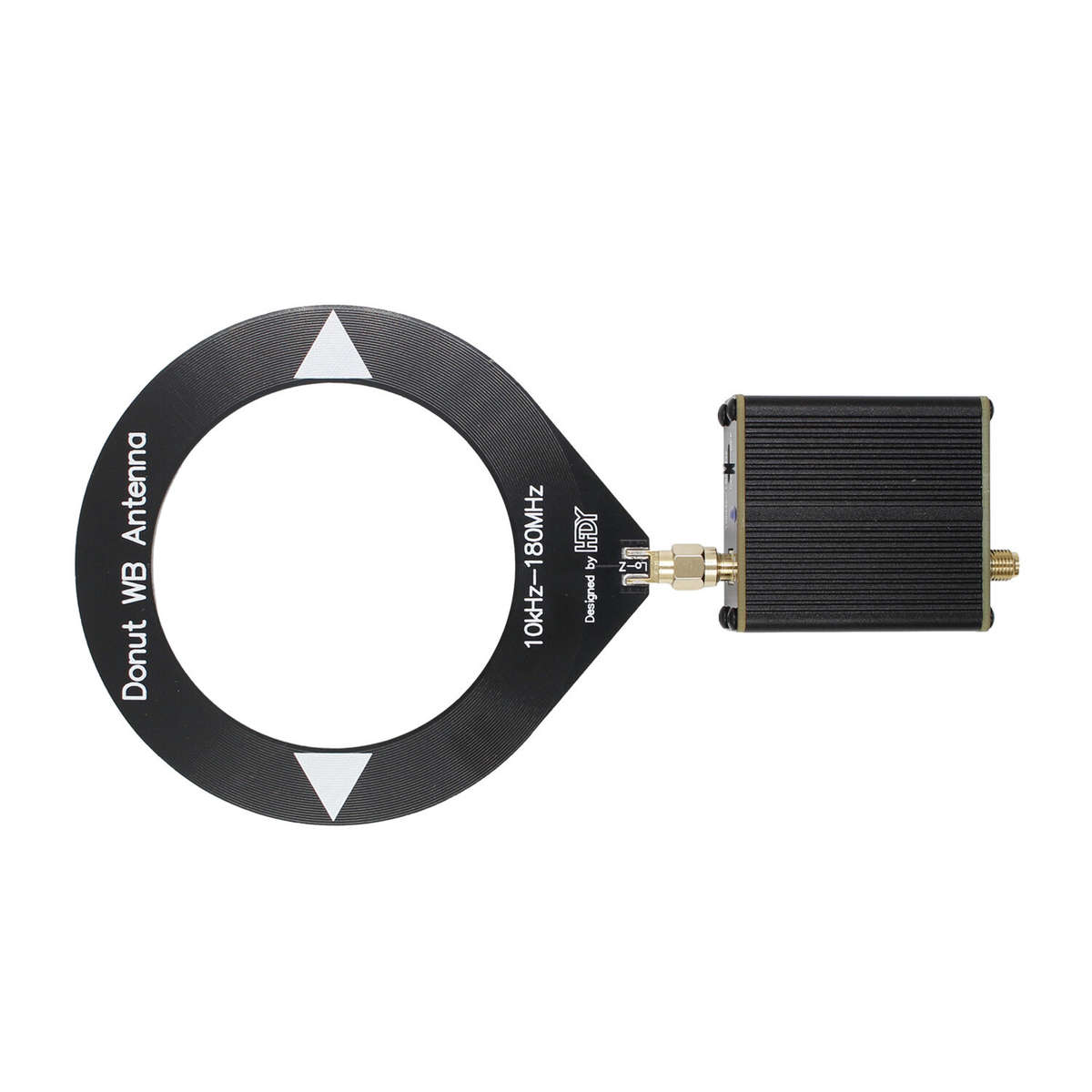 Donut Broadband Antenna with 10kHz-180MHz Frequency Range No Complex Tuning Required Universal Appli