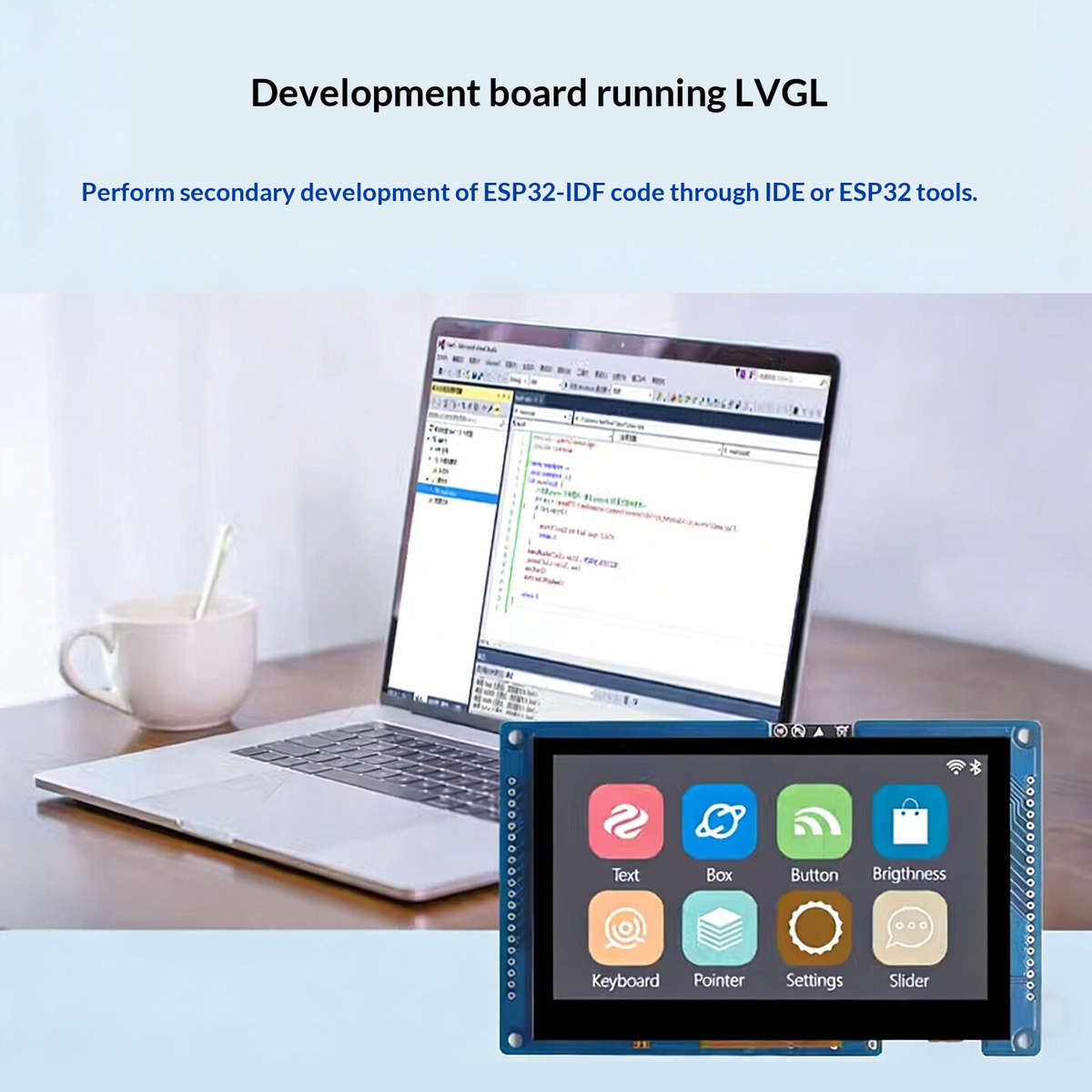 Capacitive Touch - ESP32-S3 4.3 Inch Smart Display Capacitive Touchscreen Development Board IPS LVGL