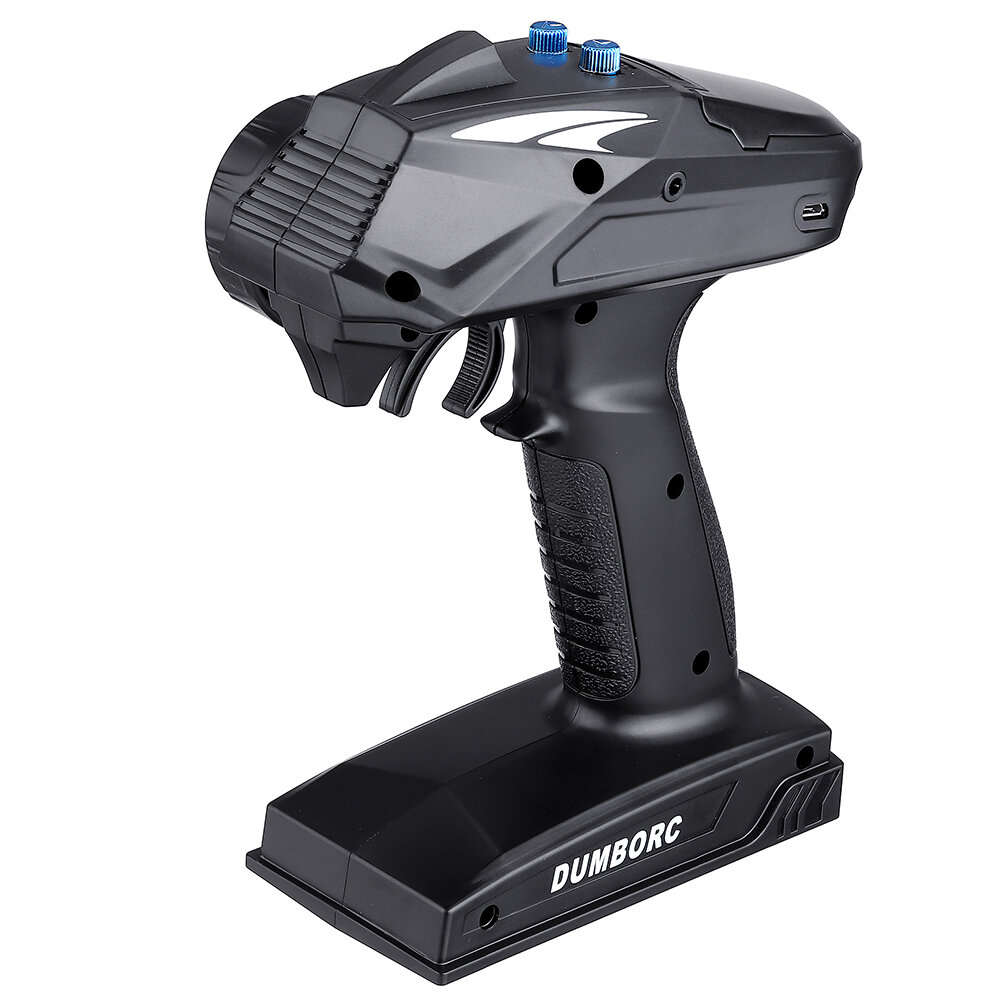 Blue - DumboRC X6 2.4GHz 6CH FHSS Radio Transmitter Support Gyro Sensitivity Adjustment with P6FG RC