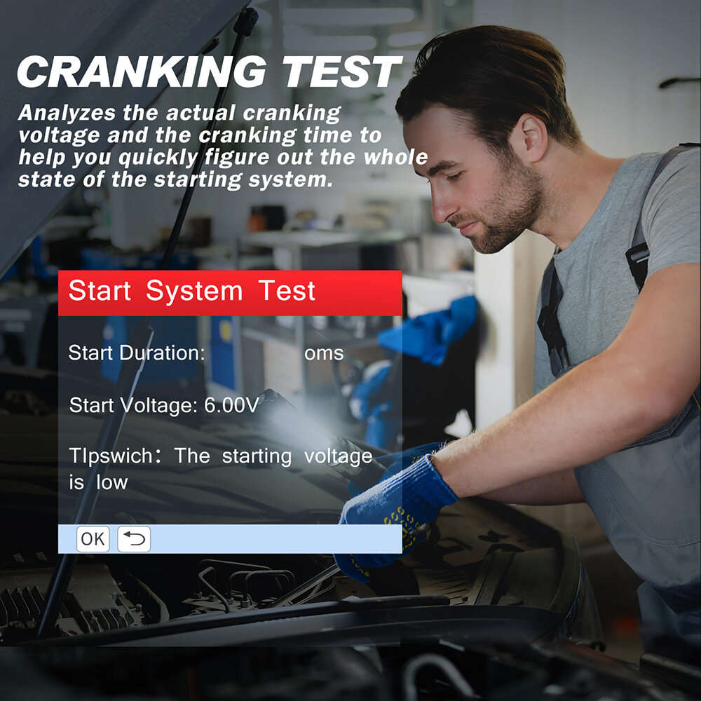 #01 - 2 in 1 LAUNCH 431 CRB3001 Battery Tester OBD2 Diagnostic Scanner Tools Free Update for Engine