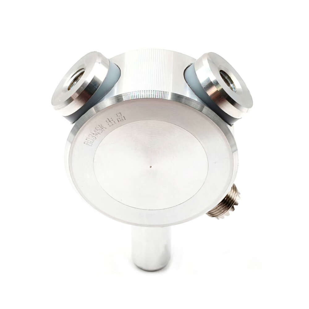 Silver - Portable MSK-V6-2 Vertical Antenna Balun Base 7-30MHz SWR 1.5 M10 SO239 Connector for Multi