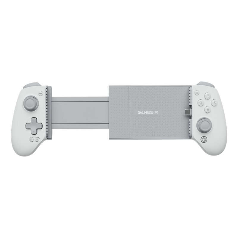 Grey - GameSir G8+ MFi Stretchable Mobile Gaming Controller Type-C Wired Gamepad with Hall Joysticks