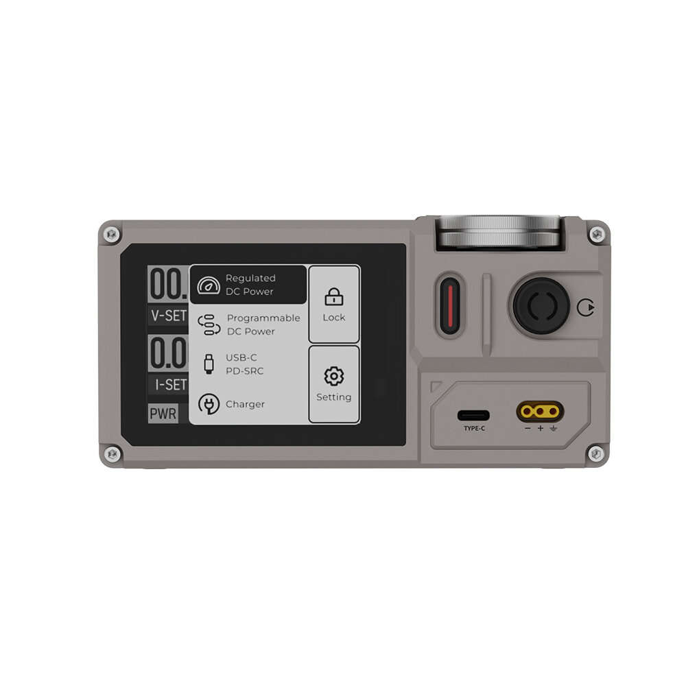 B - ISDT MP305B Multi-functional Linear DC Regulated Power Supply 2.8Inch Touch Screen USB Type-C In