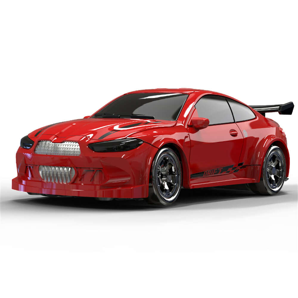 Red - KFPLAN KF20 1/64 2.4G 4WD Drift RC Car Mini Race LED Light Radio Control High-Speed Motor Full