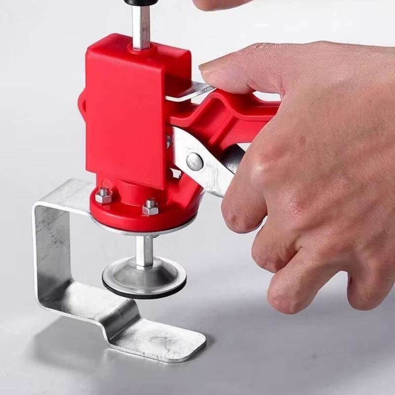 U-type - Adjustable Drawer Panel Fixing Clamp Stainless Steel Woodworking Installation Tool Anti Sli
