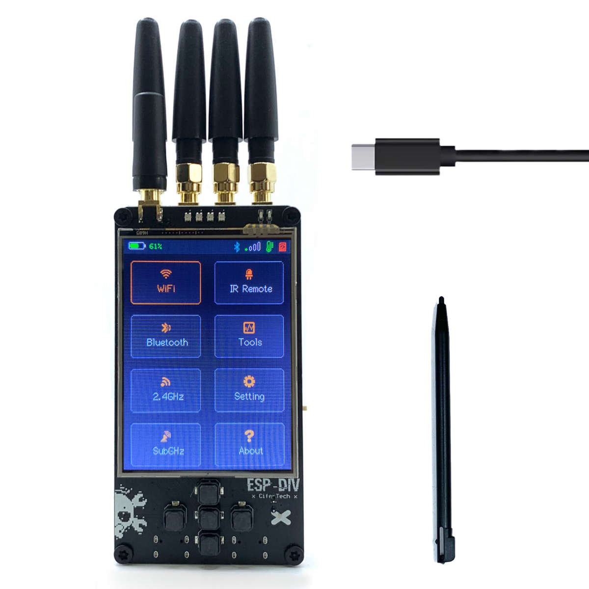 Black - ESP32-DIV V2.0 Development Board Dual Core WiFi Bluetooth Compatible MCU Module 2.4GHz ESP32
