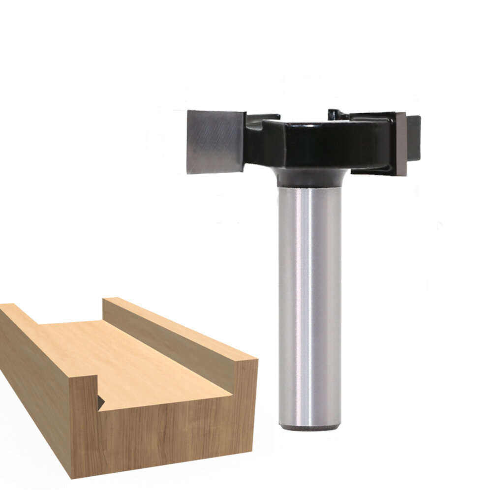 Drillpro Cnc Spoilboard Surfacing Router Bits 1/2 Inch Shank 2 Inch Cutting Diameter Slab Flattening