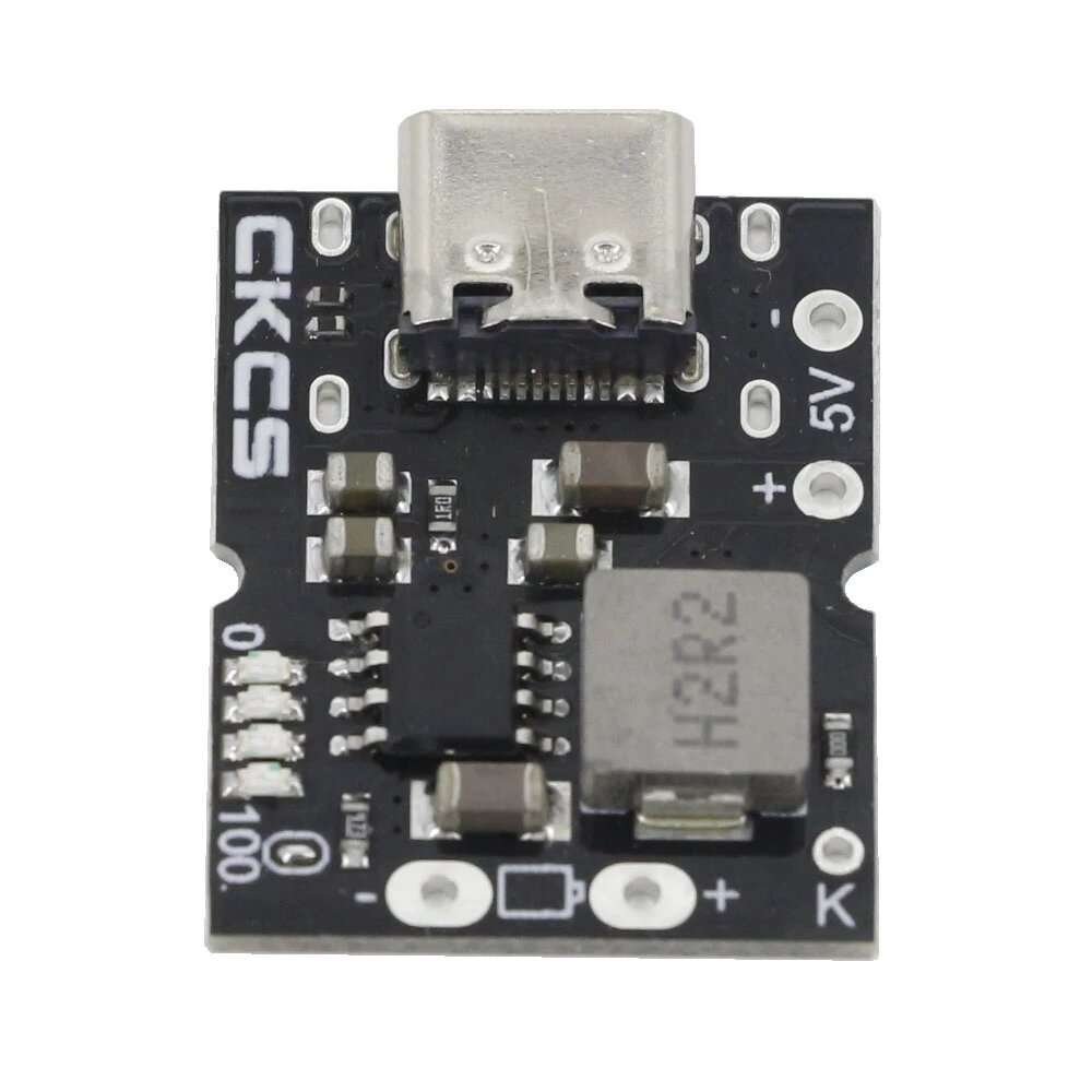 Standard - 5V 2A Charge and Discharge Integrated Module Type-C Input Compatible with 4.2V/4.35V Lith