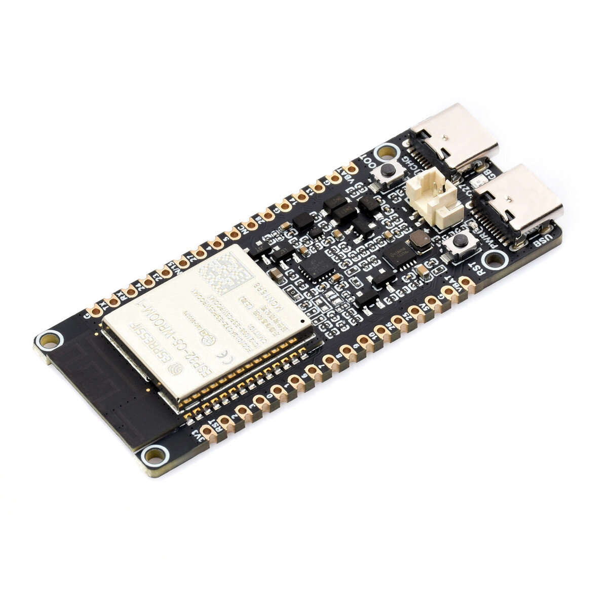 Pin Header Soldered - Waveshare ESP32-C5 WROOM-1 Series Module Dual-Band Wi-Fi 6 Bluetooth 240MHz RI