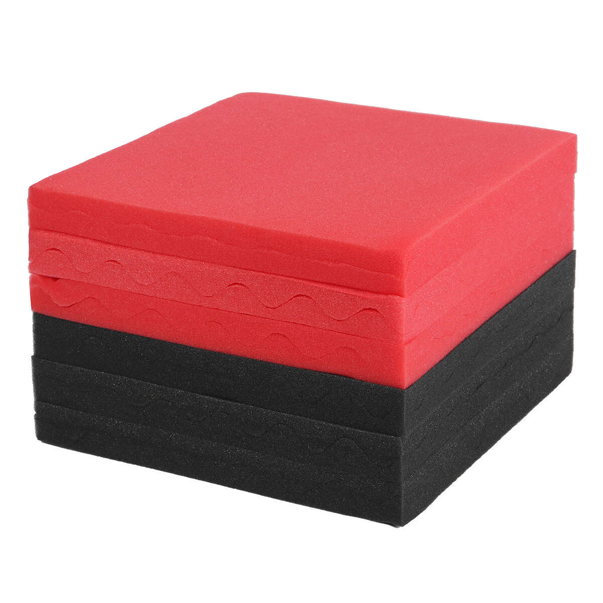 12Pcs Sound-Proof Foam Tile Acoustic Studio Board Set To Cover The Sound