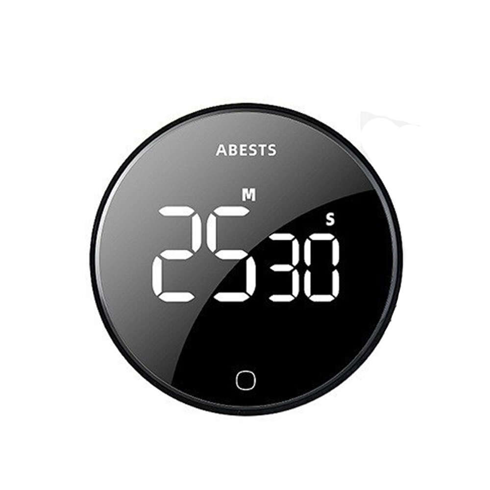 Type A - Magnetic LED Digital Timer Stopwatch Alarm Countdown Timer Rotating Volume Adjustment For K